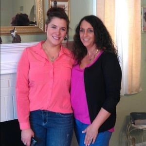 NWT- hot pink blouse